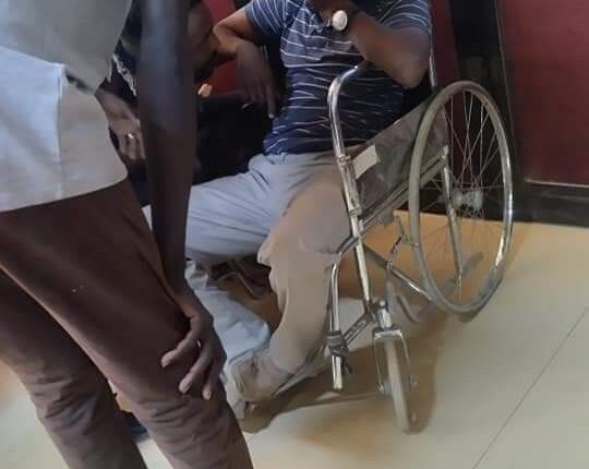 عاجل :اصابة المصور ابراهيم نقد الله