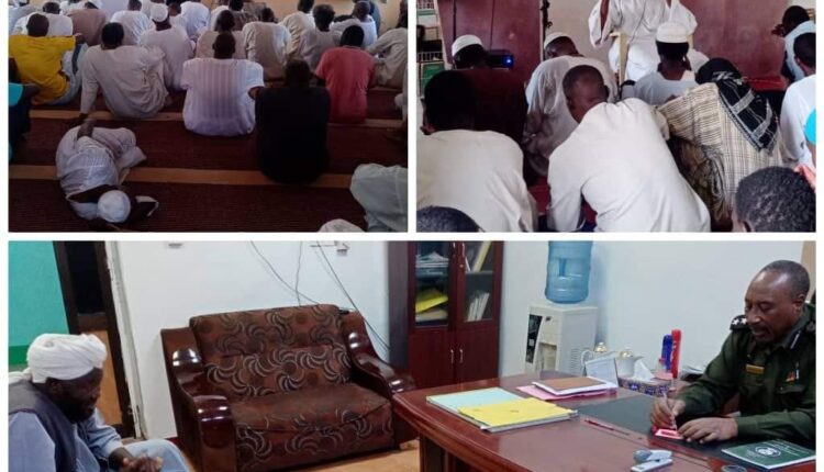 سجن الرجال أم درمان بالتعاون مع مركز مقاصد ينظم محاضرات توعوية