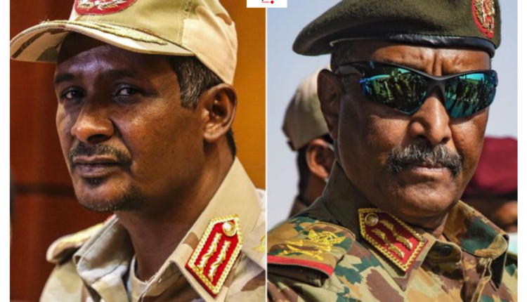 البرهان يعفي حميدتي من منصب نائب رئيس مجلس السيادة