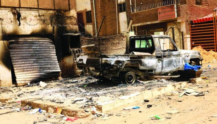 الجيش يستهدف رتل أسلحة وذخائر للدعم السريع بحي المطار