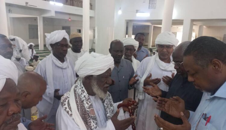 امين الزكاة الاتحادى يشهد نفرة الدعاء والتضرع لنصرة القوات المسلحة