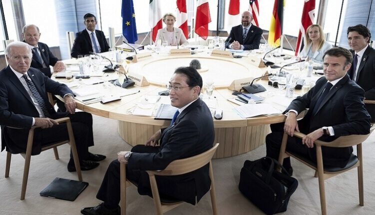 G7 تؤكد مواصلة دعم أوكرانيا والسعي لعلاقات بناءة مع الصين