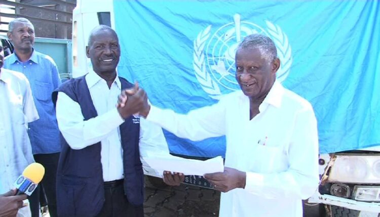 37طنا من الإمداد الدوائي من منظمة الصحة العالمية لشمال كردفان