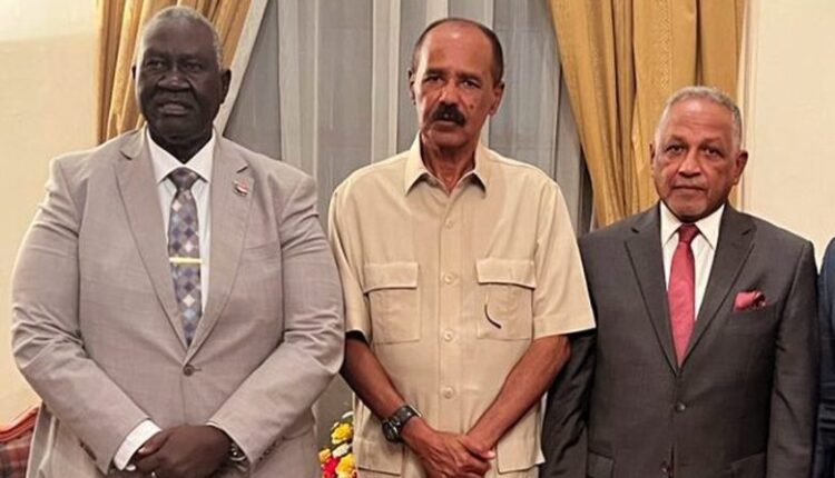 مالك عقار يلتقي الرئيس الإريتري