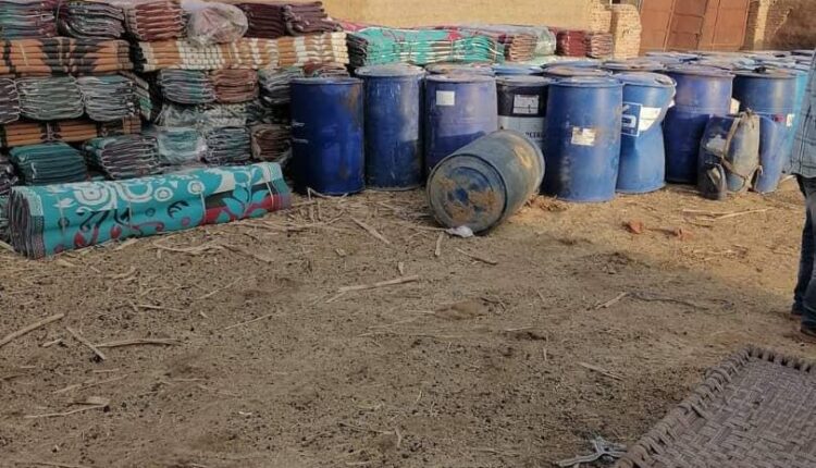 الشرطة الأمنية بمحلية بربر تضبط كميات من الوقود والبضائع المهربة