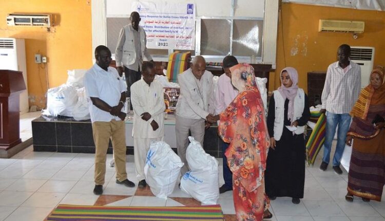 منظمة الإغاثة الإسلامية تقدم دعماً للأسر المتضررة من الحرب بالقضارف