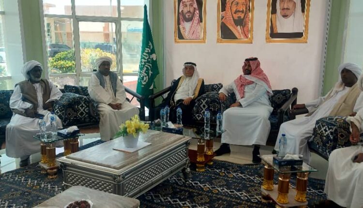 وكيل ناظر بني عامر يزور السفير السعودي ويثمن مواقف المملكة تجاه الشعب السوداني