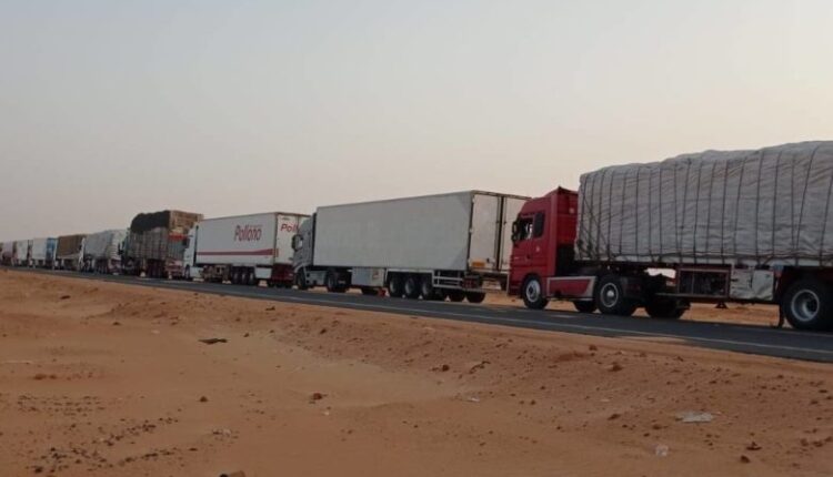مباحثات سودانية مصرية لحل مشكلة تكدس الشاحنات على الحدود