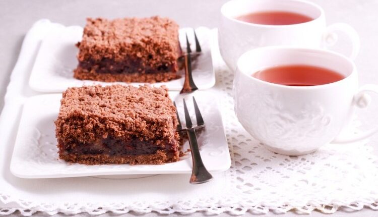 طريقة عمل كرمبل كيك بالشوكولاتة