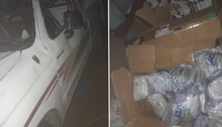 ضبط وقود وأدوية مهربة وعربة بدون أوراق رسمية