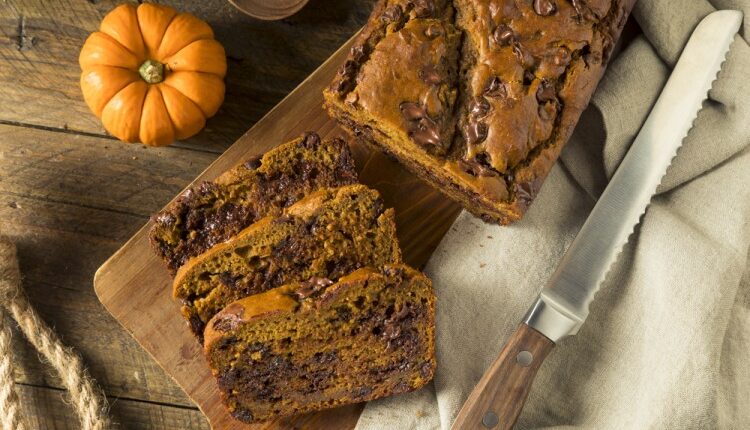 كيك القرع بالكاكاو