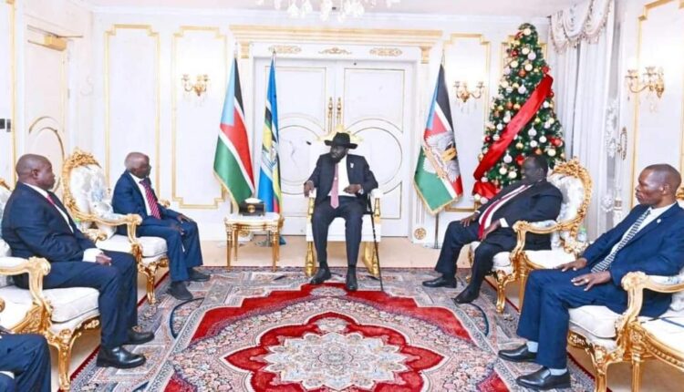 علي الحاج ويؤمنان على عقد مؤتمر للقوى السياسية السودانية بجوبا