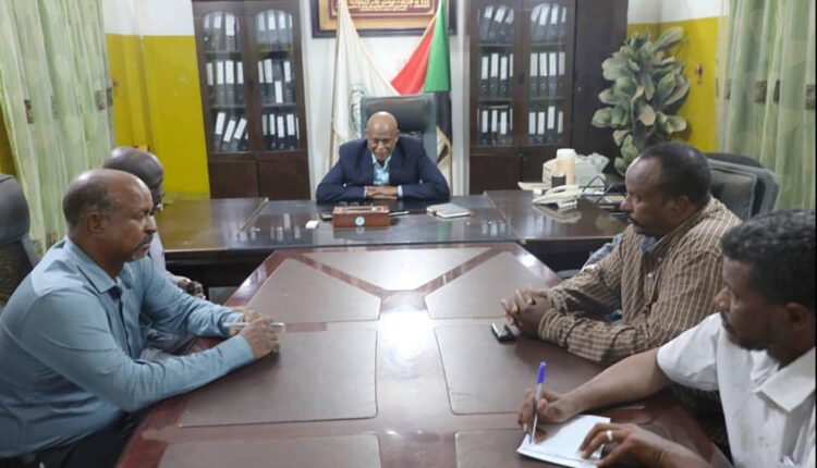 الامين العام لصندوق رعاية الطلاب يلتقى محافظ شؤون الرئاسة باقليم النيل الازرق