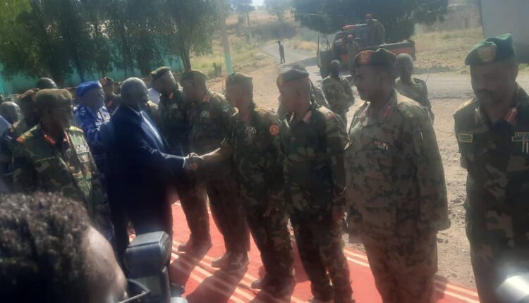 وصول النائب الاول الفريق مالك عقار