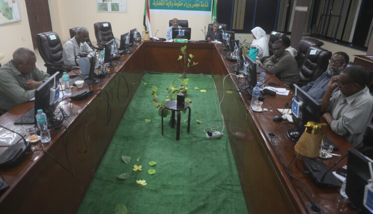 مجلس وزراء حكومة القضارف يجيز الموازنه بزيادة 17 ٪ عن العام السابق