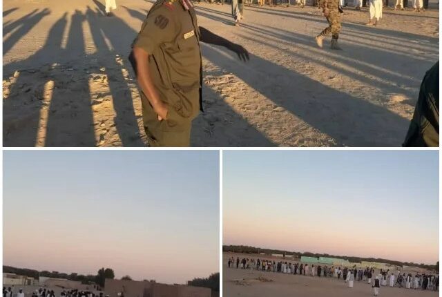 قيادة الفرقة ١٩ مشاة مروي تتفقد معسكرات الاستنفار 