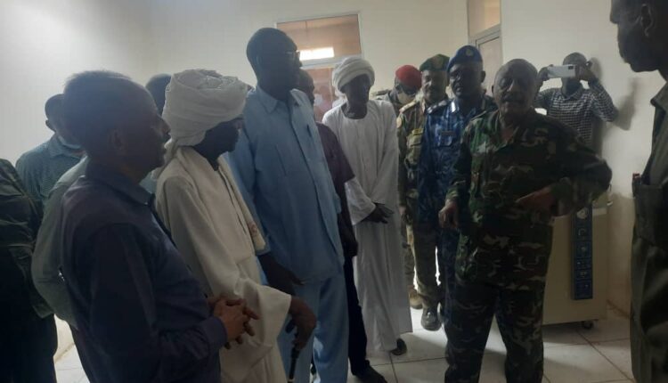 والى القضارف يقف على قضايا واشكالات قرى المحلية الخدمية وقضايا النازحين